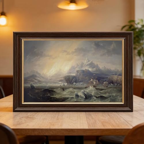 Impression sur toile HMS Erebus John Wilson Carmichael 50x76cm - 6
