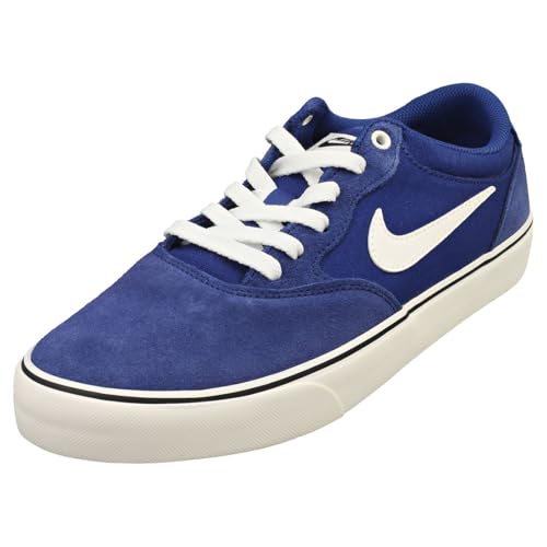 Nike SB Chron 2 Skate Shoes (DM3493-401, Deep Royal Blue/Deep Royal Blue/Sail) Size 10.5