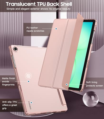 Image of TiMOVO Soft Case for Samsung Galaxy Tab A11+ /A11 Plus 11 inch 2026, Rose Gold