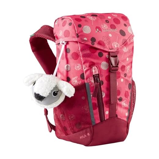 Vaude 15485 Kinder Ayla 6 Rucksäcke5-9L, Bright pink/Cranberry, Einheitsgröße
