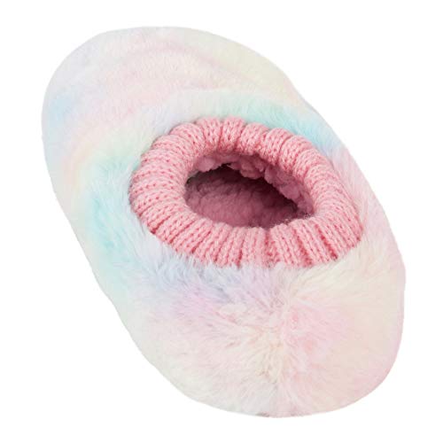 Image of Jessica Simpson Women's and Girl's Plush Fleece Lined Slipper Socks with Anti-Slip Sole- Mommy & Me Set Options