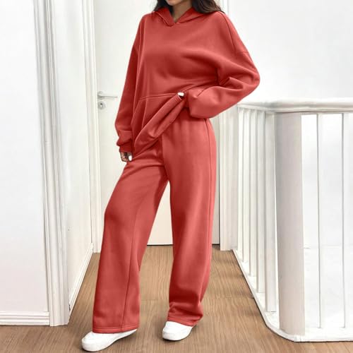 Women Sweatsuits 2 Piece Set Oversized Trendy Sport Lounge Tracksuits - image 3