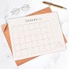 Large Desk Calendar 2026-2027 with Desk Mat, Desktop Calendar Runs from January 2026 to June 2027, Desk Pad Calendar 22 x 17 Inch Perfect for Planning, Organizing, and Scheduling Your Life (Brown)