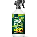 WoldoClean Neemöl Spray 1000 ml Fertiglösung - Niemöl mit Emulgator für natürliche Pflanzenpflege, kaltgepresst