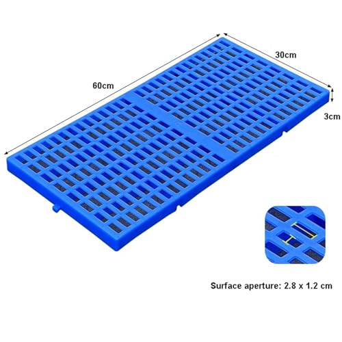 Juego de paletas ABS HDPE | Rejilla de almacenamiento de 2/4/6 piezas for sótano, garaje, cocina(C(60x30x3cm),2pcs)