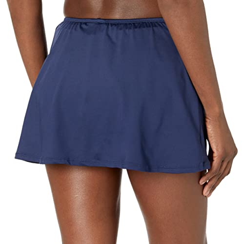 Image of Ocean 24th Women's Plus-Size Solid Skirted Bikini Bottom