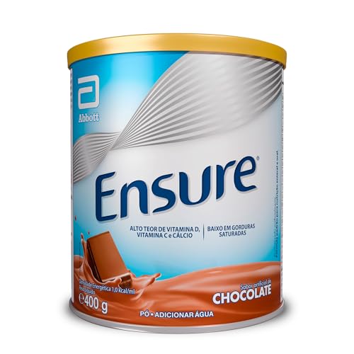 Ensure Suplemento Nutricional Adulto em Pó com Proteínas, Vitaminas e Minerais |Sabor Chocolate | Lata 400g