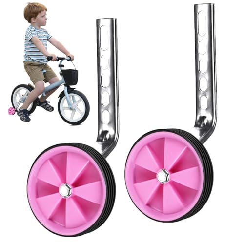 Ruedas de equilibrio resistentes antivuelco con soporte de acero para bicicleta