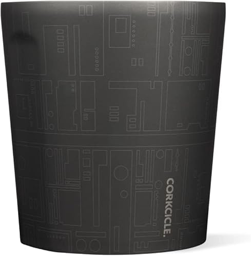 Miniatura 1 de Corkcicle Star Wars Cubo de hielo de acero inoxidable aislado de triple pared con tapa, mantiene las bebidas frías hasta 48 horas, ideal para bar en