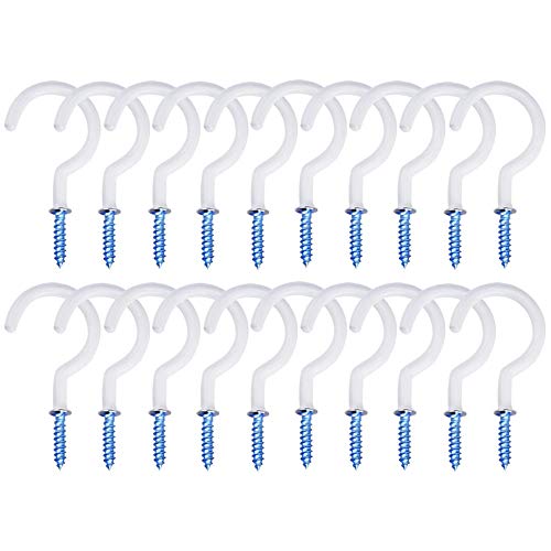 Top Brands ON-WAY 2 Inches Vinyl Ceiling Hooks for Cups Plants Lights and More, Indoor and Outdoor Use, Pack of 20 (White) Best Cyber Deals 🔥 ON-WAY 2 Inches Vinyl Ceiling Hooks for Cups Plants Lights and More, Indoor and Outdoor Use, Pack of 20 (White)