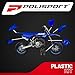 Polisport Motocross (MX) Replica Plastic Kit for Yamaha YZ 65 (2019-25) Dirt Bike – OEM Quality, Durable, Flexible & Perfect Fit – Blue/Black