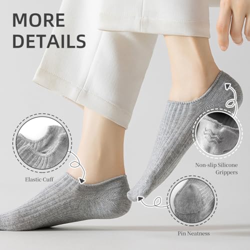 Image of 15 Pairs Low Cut Ankle Socks, Breathable Athletic Socks Bulk for Sport, Running No Show Ankle Socks
