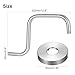 uxcell Shower Head Extension Arm with Flange 325mm(12.8