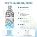 AIDEA Microfiber Cleaning Cloth Roll, Blue Shop Towels 55 Sheets Washable, Microfiber Towels for Cars, Blue Rags Reusable Paper Towel for Automotive, Workshop, House, Kitchen, Cleaning Supplies11×9