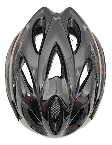 Capacete Ciclcismo Tsw Raptor 2 Pto/cinza com sinalizador Led