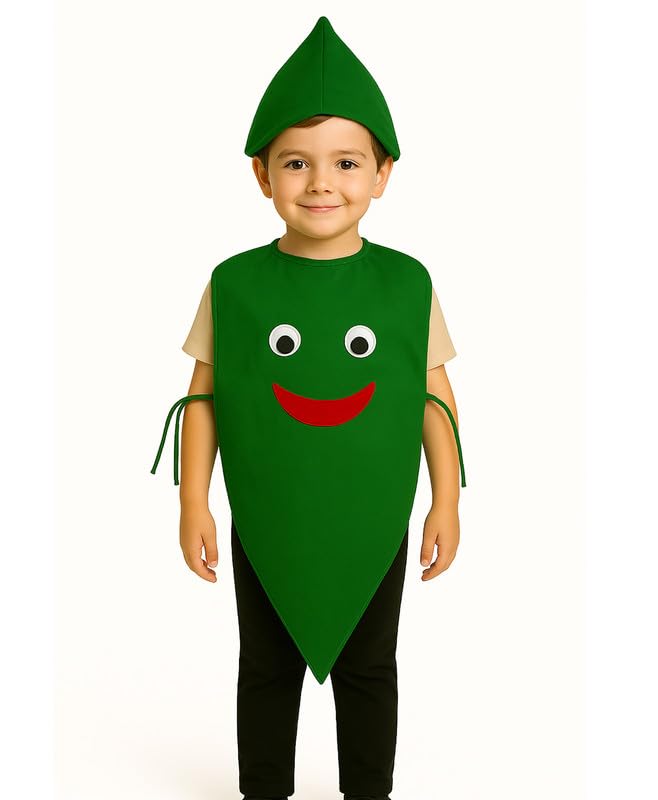 Image of FancyDressWale Fruit & Vegetable Fancy Dress Costume for Kids | Free Size 2-10 Years | School Fancy Dress, Stage Shows, Theme Parties
