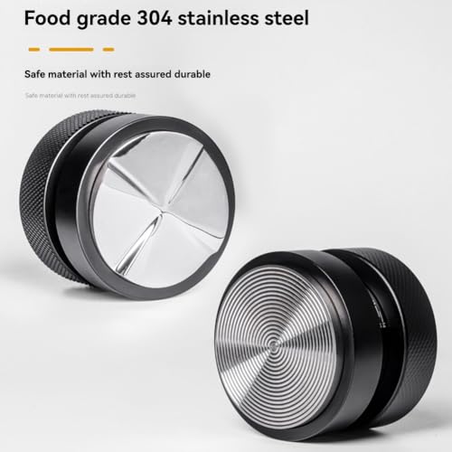 Apisonador de café de acero inoxidable distribuidor calibrado 51mm 7
