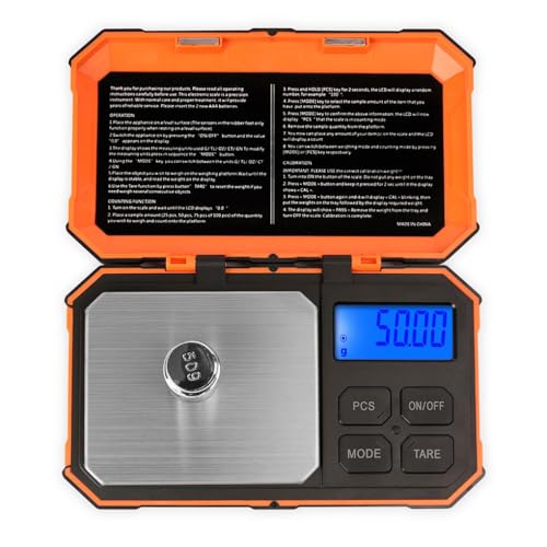 AMSLSIU Báscula Digital de precisión de 500g/0,01g, báscula electrónica LCD para cocina, peso para joyería, medición joyería en gramos