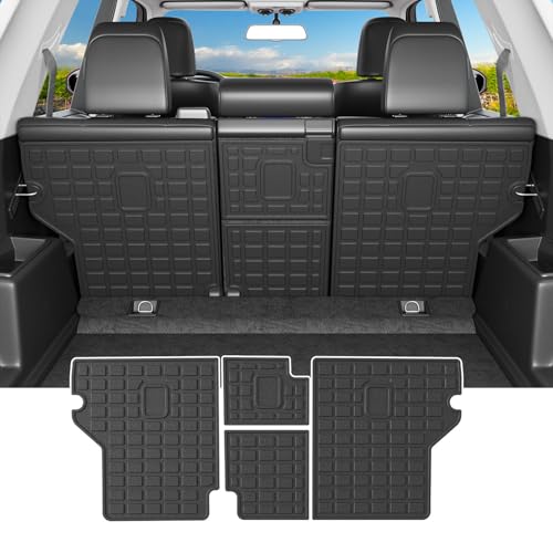powoq 5 Seats Cargo Mat Compatible with 2010-2024 Toyota 4Runner Trunk Mat TPE Cargo Liner Trunk...