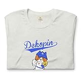 [Taka Shirt] デコピン 犬tシャツ いぬ コーイケルホンディエイラスト 大谷翔平 ドジャース Dekopin 可愛い服 誕生日プレゼント 犬好き (XL, ホワイト) (S, グレー)