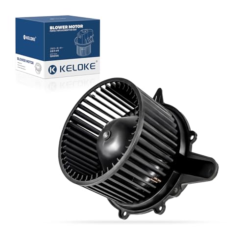 Image of KELOKE Front HVAC Heater Blower Motor Fan Compatible with Ford F-150 Heritage, F-150, F-250, Expedition & Lincoln Navigator Blackwood, 1997-2004, Replace# 700027 XL7Z19805EA