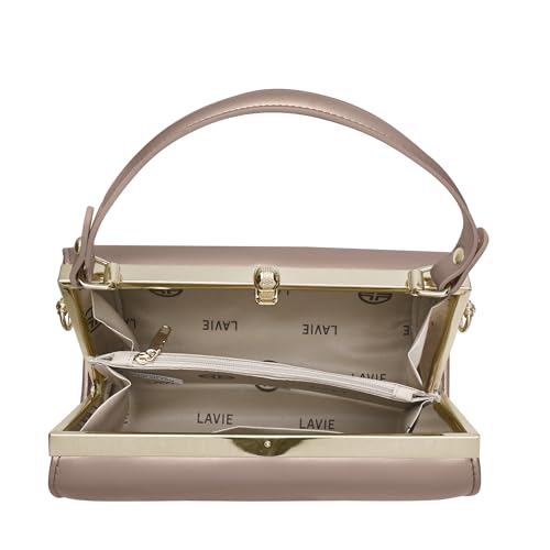 Image of Lavie Luxe Women's Marie Frame Satchel Bag | Satchel Handbag for Work | Ladies Purse | Stylish Shoulder Bag | Gift for Women