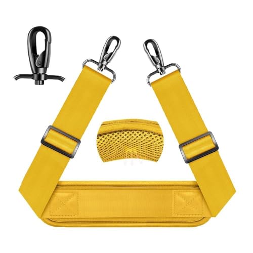 Bandoulière ceinture de sac 75 pouces jaune pour remplacer une sangle de sacoche