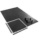 XPRT Fitness Puzzle Exercise Mat - Interlocking Foam Tiles - 1/2" Thick EVA Foam Gym Flooring - Home Gym Equipment Mat for Workout, Weight Training & Exercise Equipment