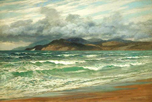 Toile vagues art portrait grand format 60x90cm à haute définition pour décoration