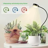 fayleer Lampa LED do Roślin z Soczewką i Timerem