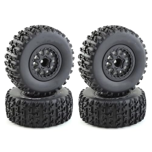 Pneus rc 112mm haute adhérence avec jante moyeu hex 12mm pour truck 1/10