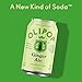 OLIPOP Prebiotic Soda Pop, Ginger Ale, A New Kind of Soda Packed with Prebiotics, Fiber, and Botanicals, Gluten Free, GMO Free, 12oz (12-Cans)