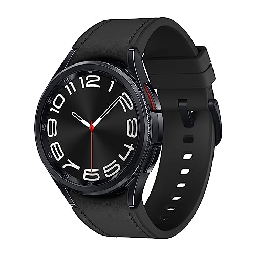 Samsung Galaxy Watch6 Classic Smartwatch Health Monitoring Fitness Tracker Fast Charging Battery LTE 43mm Black (UAE Version)