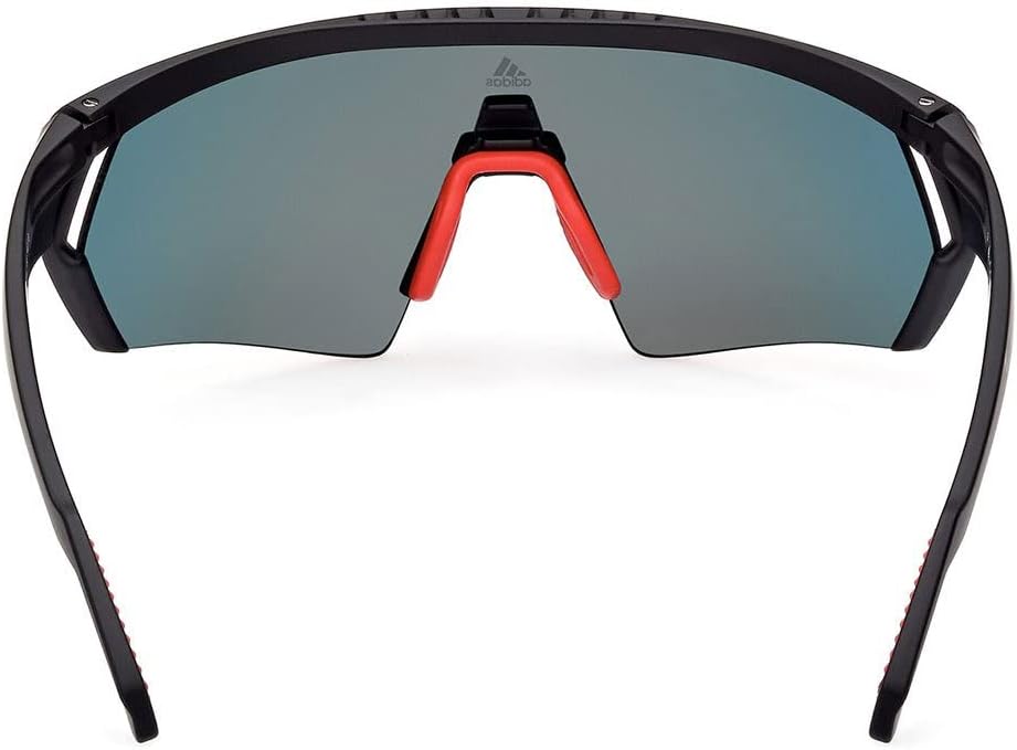 adidas Sunglasses Sport SP 0063 02U Matte Black/Bordeaux Mirror - Image 4