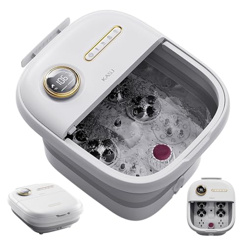 KASJ Collapsible Foot Spa with Hydro-Jet