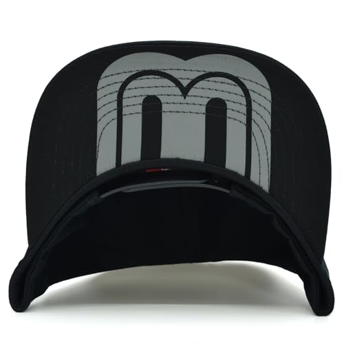 Gorra Snapback Ajustable Mexico Eagle Negra miniatura 4