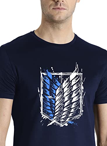 Image of ADRO Men's 100% Cotton Regular Fit T-Shirt