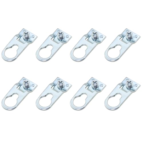 Image of 8PCS 36x15mm Metal Photo Frame Hardware Accessory Aluminium Alloy Photo Frame Hook Photo Frame Hanging Bracket Suitable for Decorative Painting Message Board Notepad