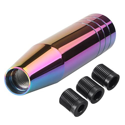 Yjxian Gear Stick Shifter Knobs, Metal Car Shift Head Knob With Aluminum Alloy Shifting Lever Fit Most Manual Automatic Vehicles With 3 Threaded Adapters M8 M10 M12 X 1.25 (Colorful) #TOP21