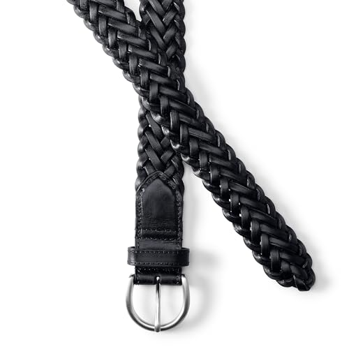 Lands' End Women's Leather Braided Belt2