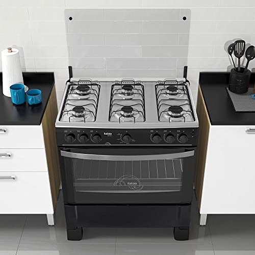 Fogão Waves 6 Bocas - Preto