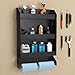 SunnyFurn Wall Mounted Metal Tool Cabinet, 320a Aluminum Automotive Tool Storage Cabinet, Industrial Grade Tool Organizer with Lock, Workshop & Garage Utility Cabinet
