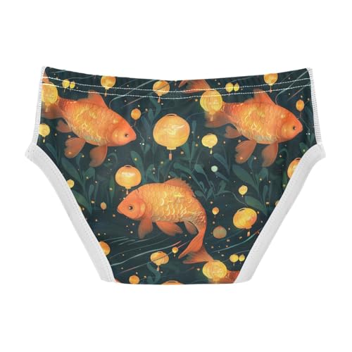 visesunny Boys Potty Training Underwear Lucky Koi Lantern Breathe Cotton Briefs Size 2T-8Y for Toddler2