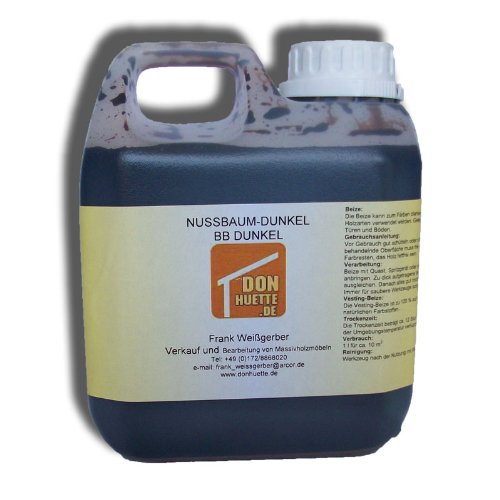 Beize Holzbeize Nussbaum-dunkel 1000ml Cover