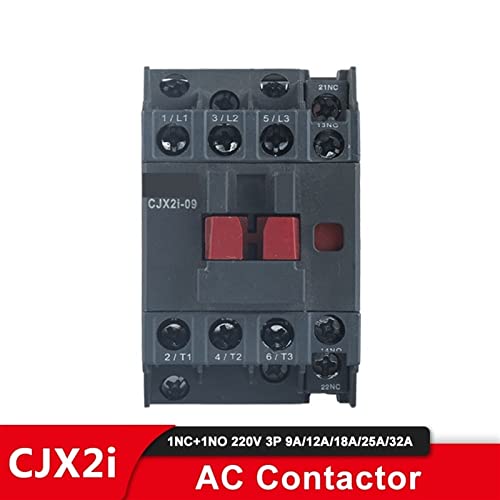 Contacteur CA 18A 220V CJX2i 3P inverseur rail DIN - 3