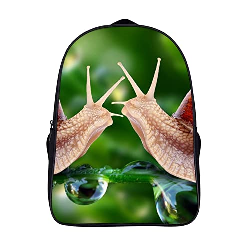 Sac à dos cool avec imprimé escargot pour enfant et daypack mixte