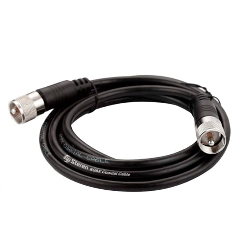 Câble coaxial RG8X de 3,6m avec connecteur UHF Steren 205-712