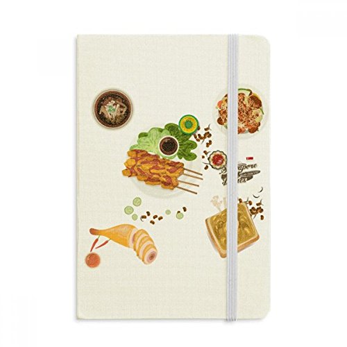 Carnet Singapour A5 rigide en tissu pour ne plus abîmer vos pages de notes