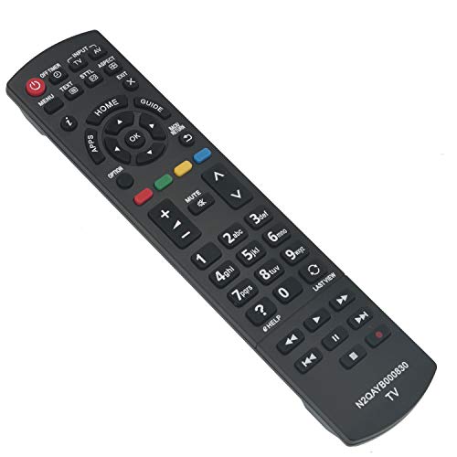 VINABTY N2QAYB000830 Replace Remote Control Fit for Panasonic LCD LED TV TX-L32EN63 TX-L42E6EK TX-50AS500Y TX-39ASW504 TX-42AS500E TX-42AS600Y