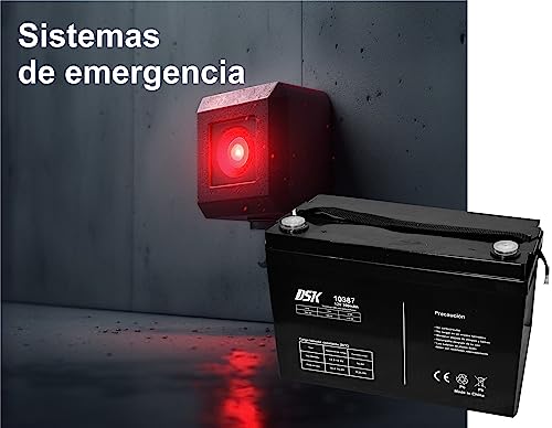 DSK Solar Solar-Gel-Batterie, tiefer Zyklus, 12 V, 100 Ah, ideal für Solarzellen